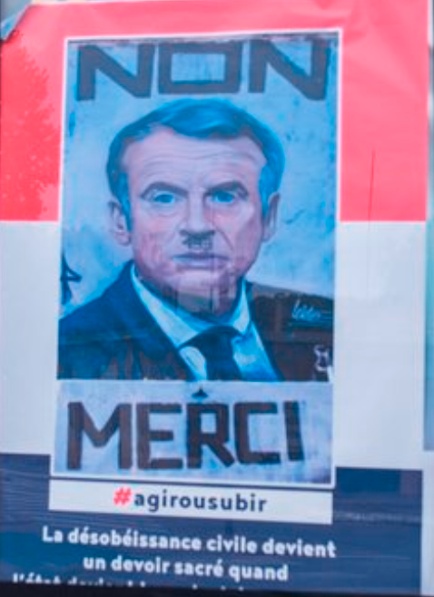 Photo du post Communiqué de Presse sur le portrait du Président de la République  affublé de la moustache de Hitler